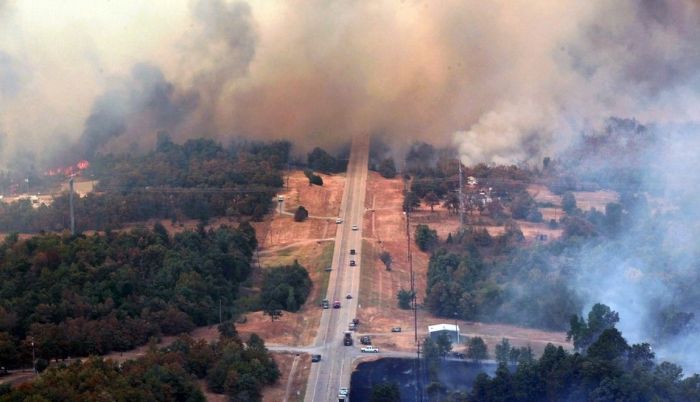 Wildfires in Oklahoma (31 pics)