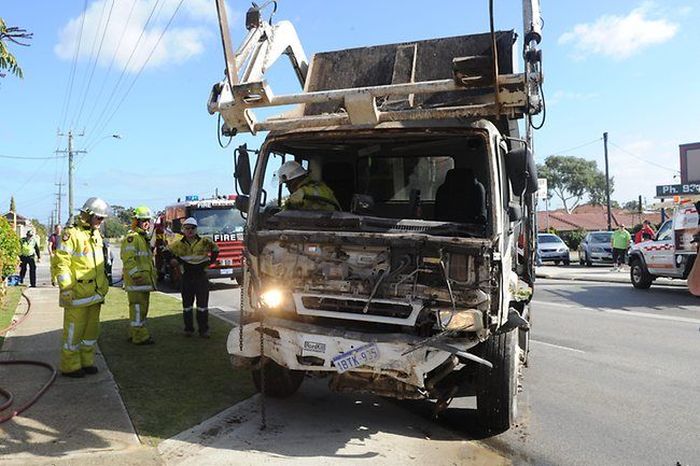 Garbage Truck Trashes House in Australia (20 pics)