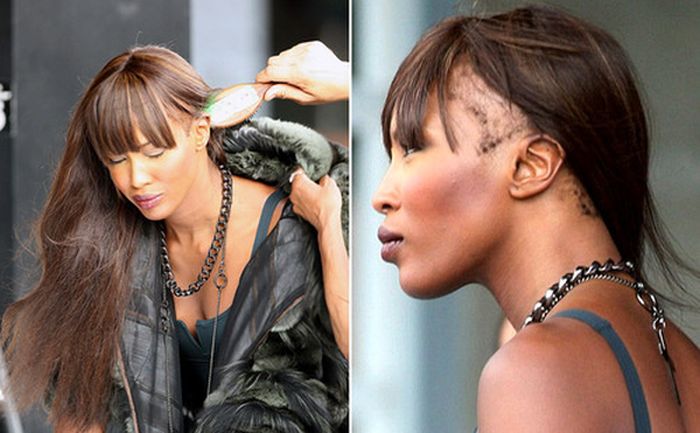 What Happened to Naomi Campbell' Hair? (9 pics)
