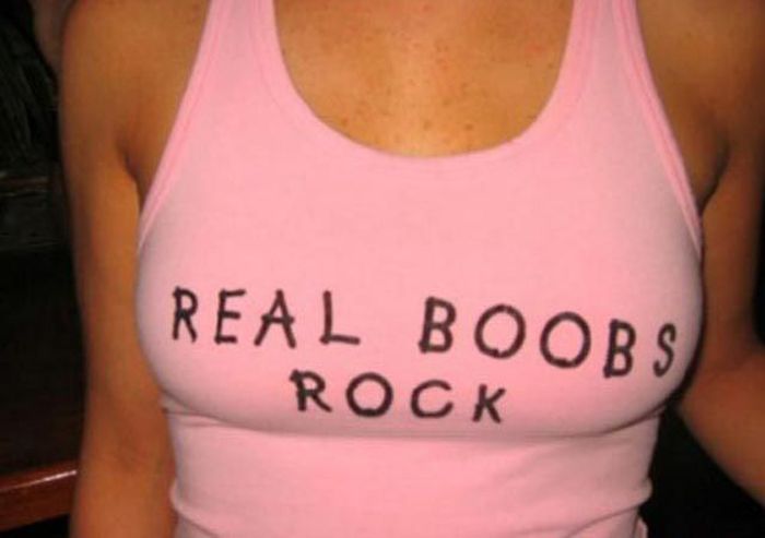 Funny and Sexy Boobs Messages (47 pics)