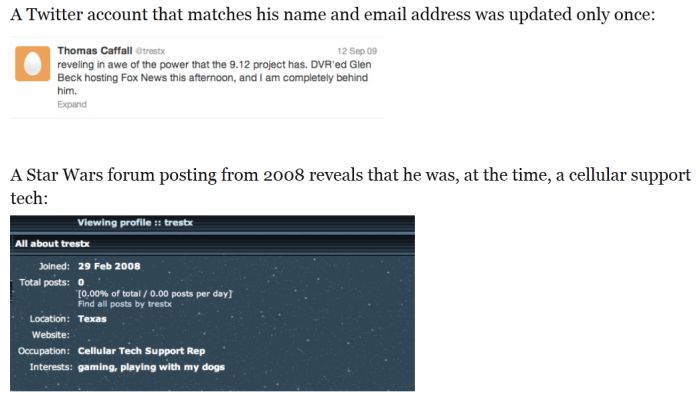 College Station Shooter Thomas “Tres” Caffall's Online Trail (12 pics)