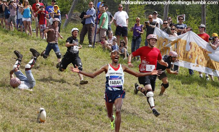 Mo Farah Running Away From Things (27 pics)