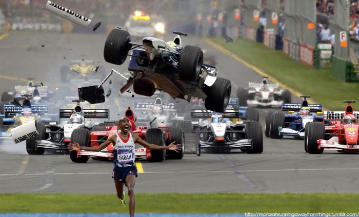 Mo Farah Running Away From Things (27 pics)