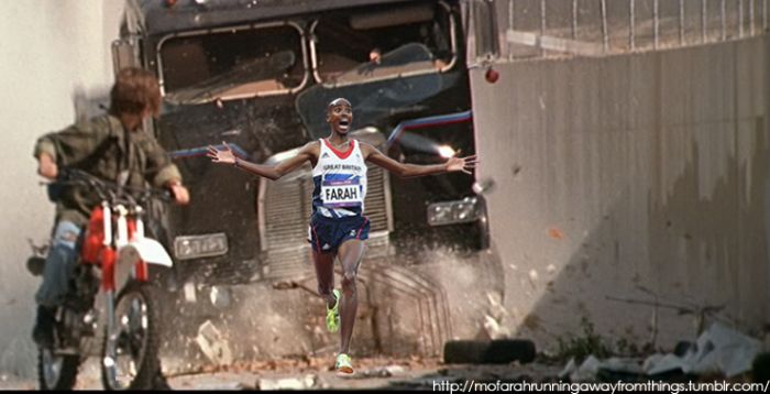 Mo Farah Running Away From Things (27 pics)