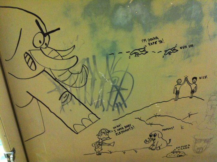 Bathroom Graffiti Wisdom (69 pics)