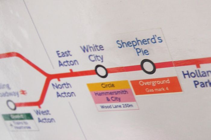 Guerilla Artists Doctoring  Signs on London Transport (19 pics)
