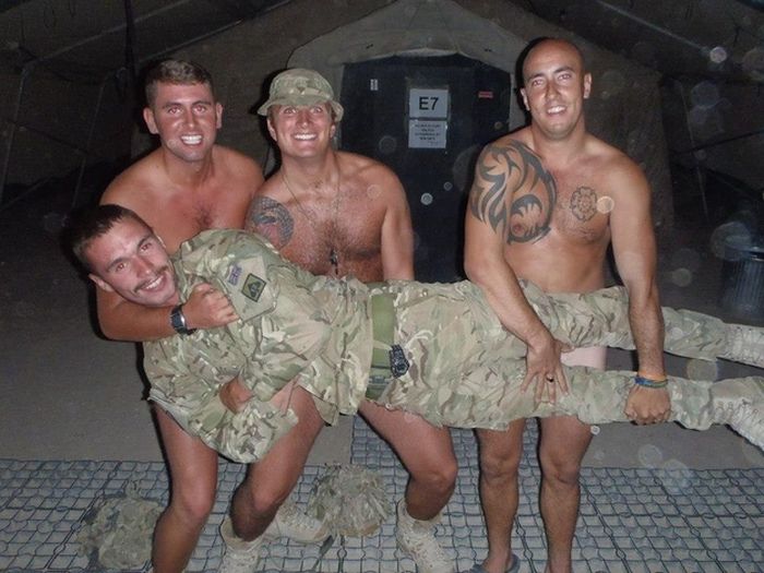 Support Prince Harry with a naked salute: Army Style