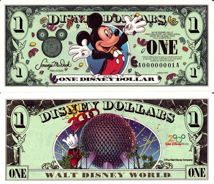 Disney Dollars (35 pics)