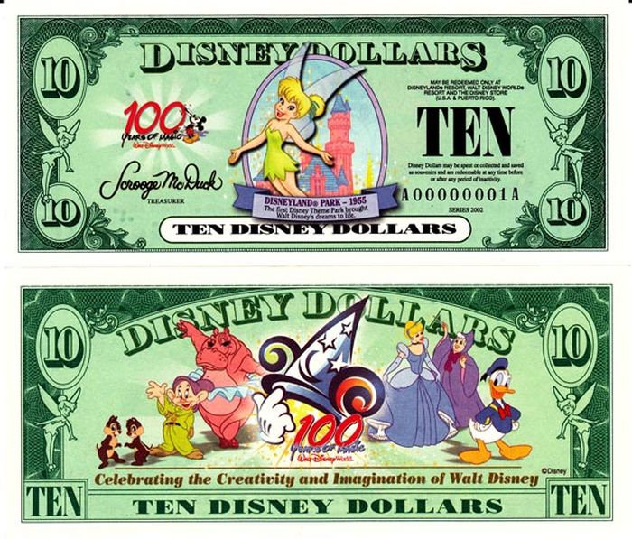 Disney Dollars (35 pics)