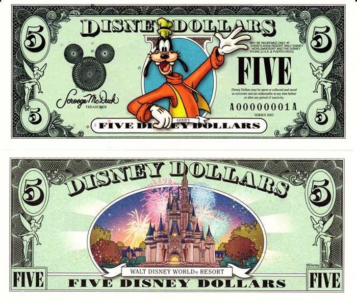 Disney Dollars (35 pics)