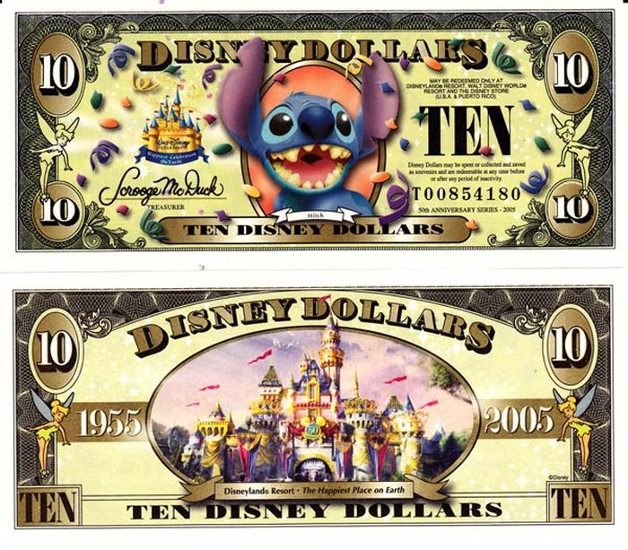 Disney Dollars (35 pics)