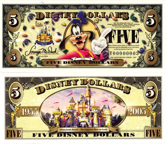 Disney Dollars (35 pics)