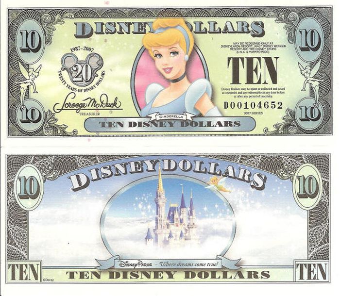 Disney Dollars (35 pics)