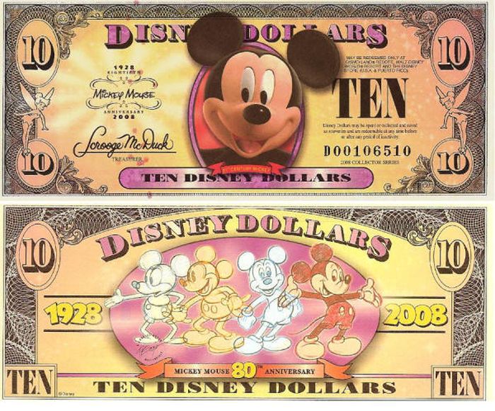 Disney Dollars (35 pics)