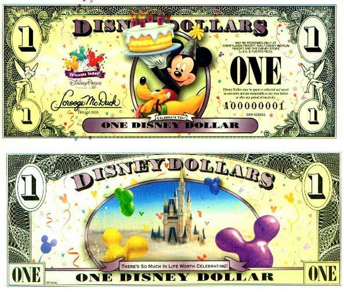 Disney Dollars (35 pics)