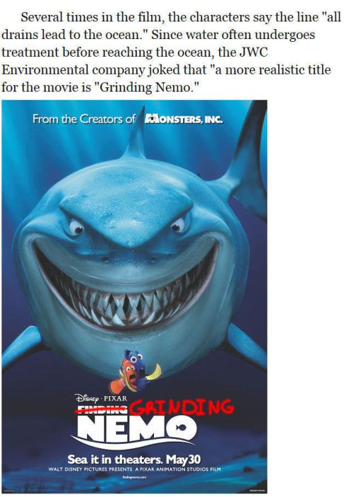 Facts You Probably Didn't Know About “Finding Nemo” (24 pics)