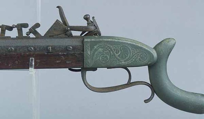 12-Shot Flintlock Jennings Repeating Rifle (15 pics)