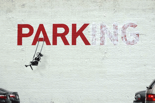 Animated Banksy Graffiti (6 gifs)
