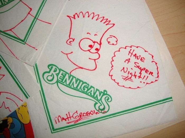 Early Bart Simpson Doodles (5 pics)