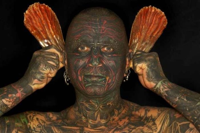 Vladimir Franz, the Most Tattooed Presidential Candidate (7 pics)