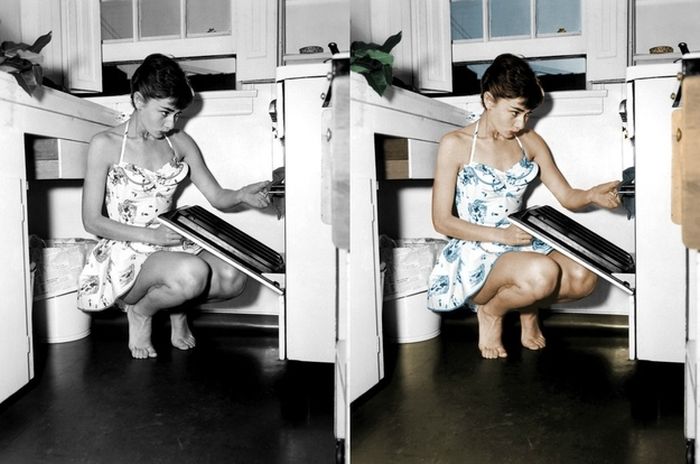 Classic Black and White Photos in Color. Part 2 (27 pics)