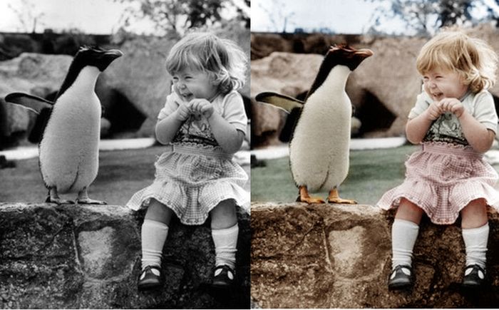 Classic Black and White Photos in Color. Part 2 (27 pics)