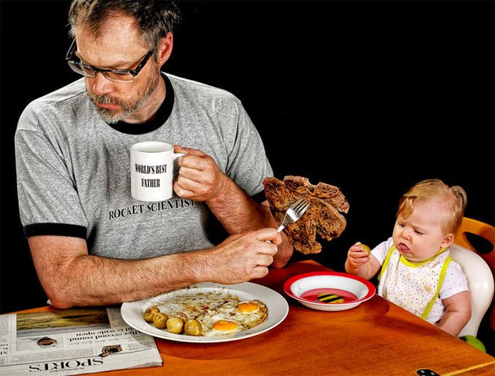 Dad and Daughter (32 pics)