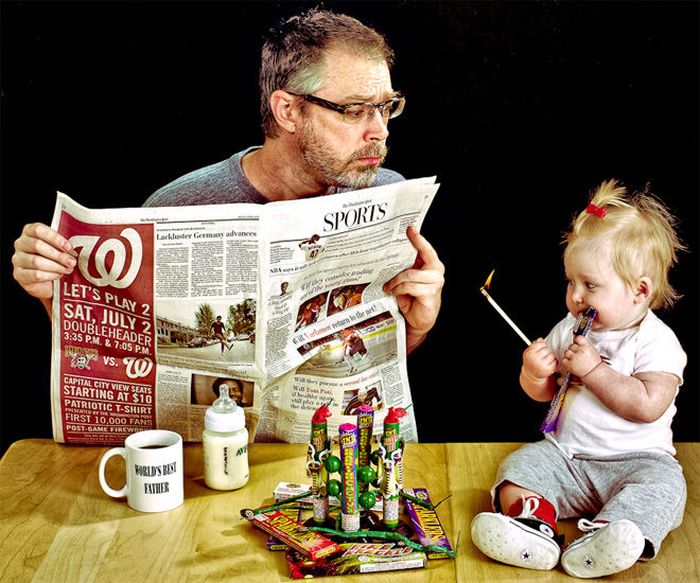 Dad and Daughter (32 pics)
