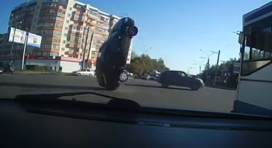 Unbelievable Car Flip Accident