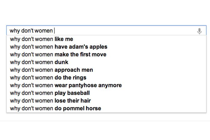 What Google Knows About Women (15 pics)