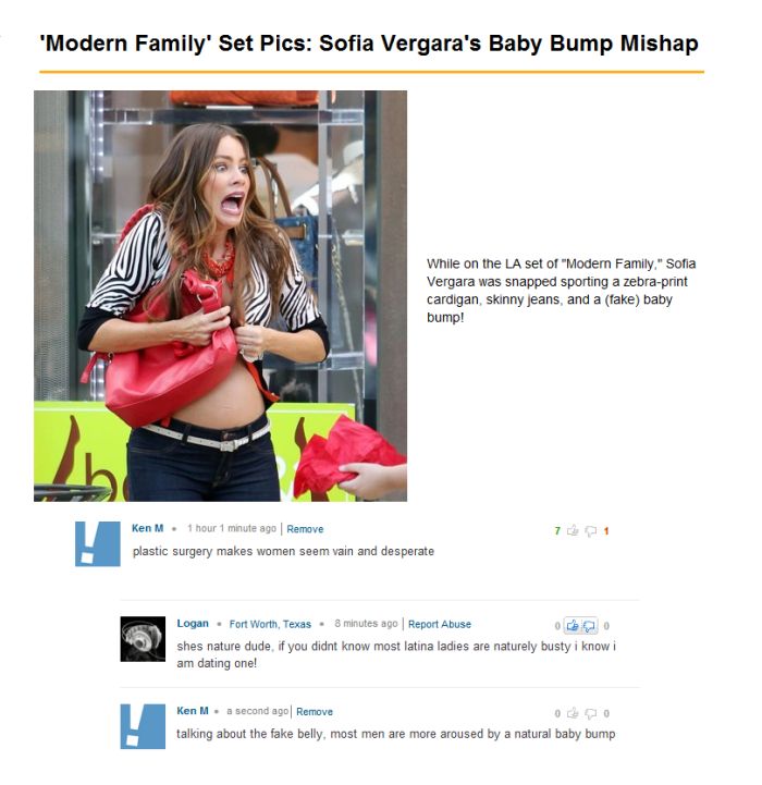 Modern Family' Set Pics: Sofia Vergara's Baby Bump Mishap