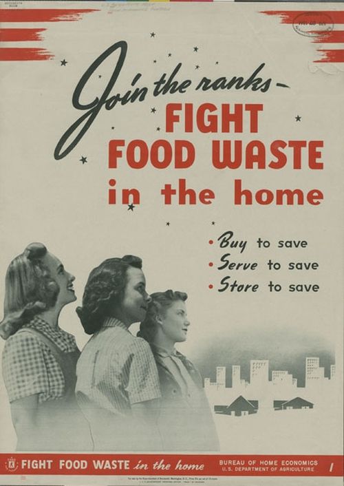 Don't Waste Food Vintage Posters (11 pics)