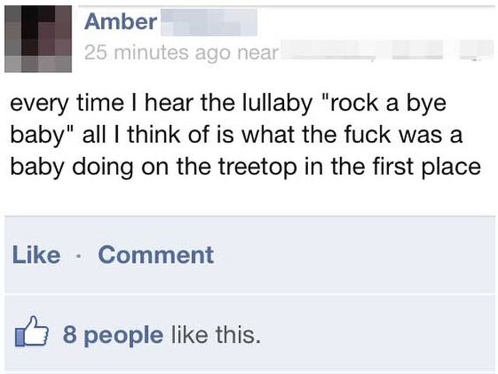 Funny Facebook Status Updates (16 pics)