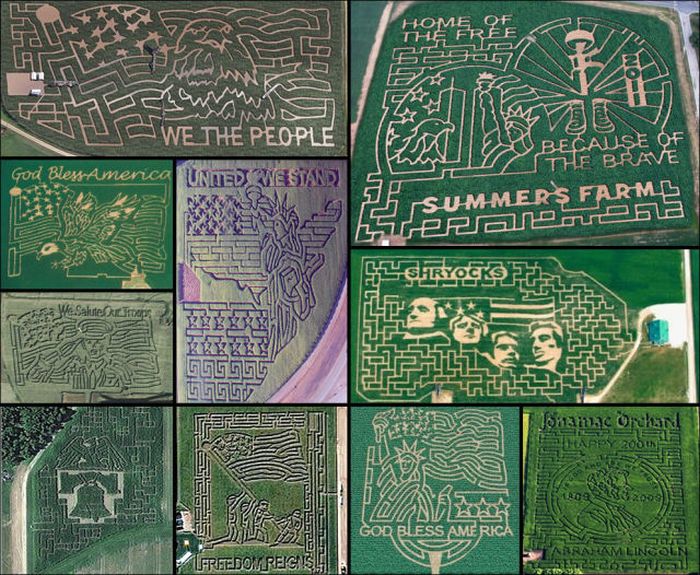 Awesome Corn Crop Maze Art (37 pics)