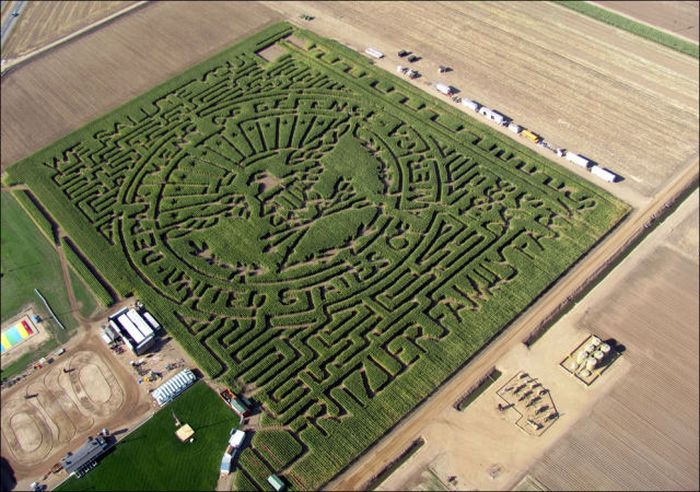 Awesome Corn Crop Maze Art (37 pics)