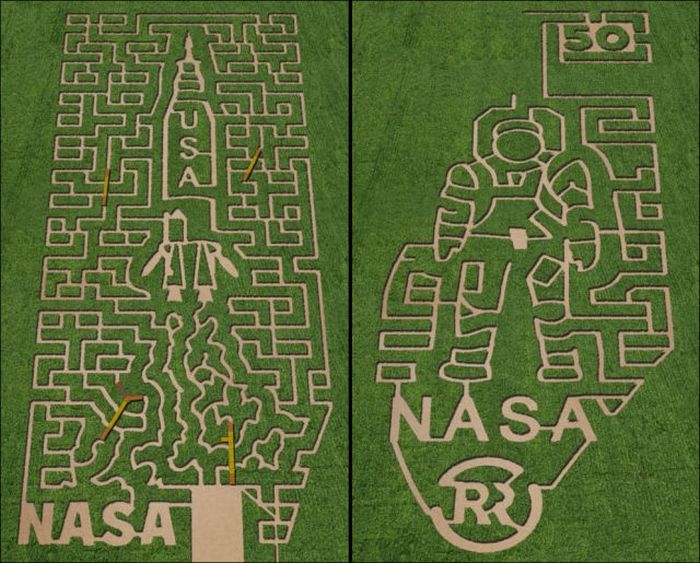 Awesome Corn Crop Maze Art (37 pics)