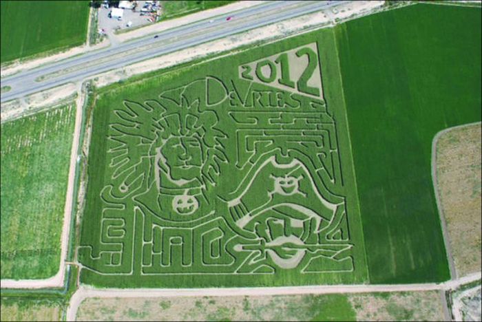 Awesome Corn Crop Maze Art (37 pics)