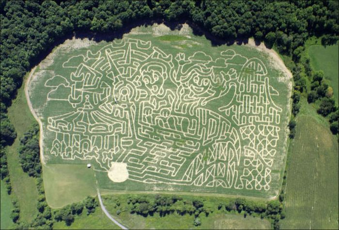 Awesome Corn Crop Maze Art (37 pics)