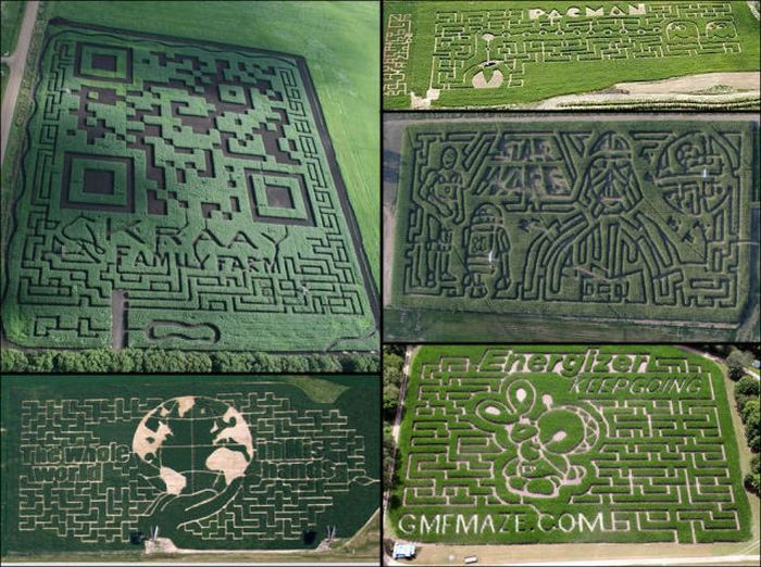 Awesome Corn Crop Maze Art (37 pics)