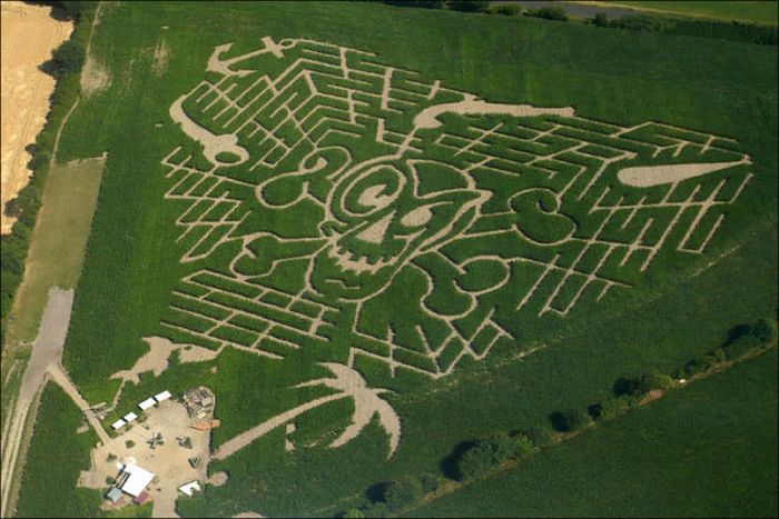 Awesome Corn Crop Maze Art (37 pics)