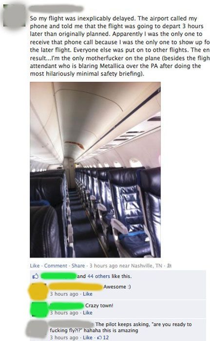 One of The Most Unique Flights Ever (2 pics)