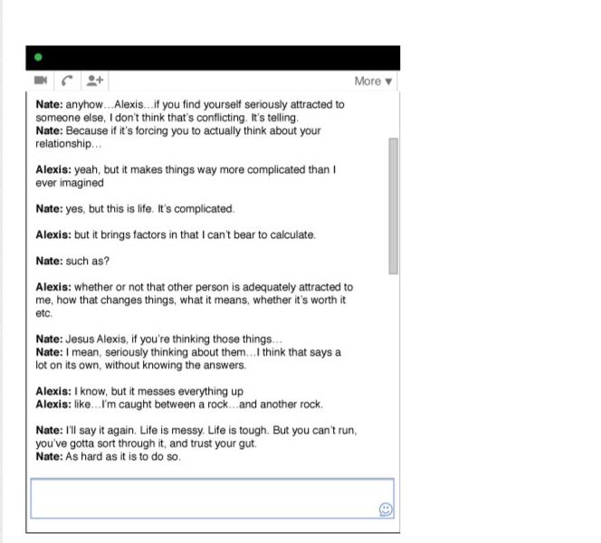 A Love Story In GChats (26 pics)