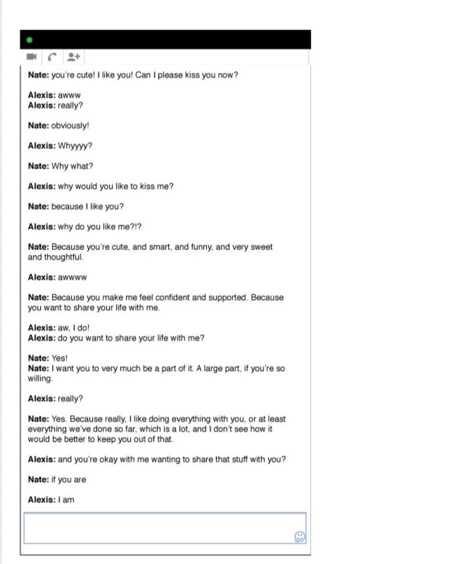 A Love Story In GChats (26 pics)