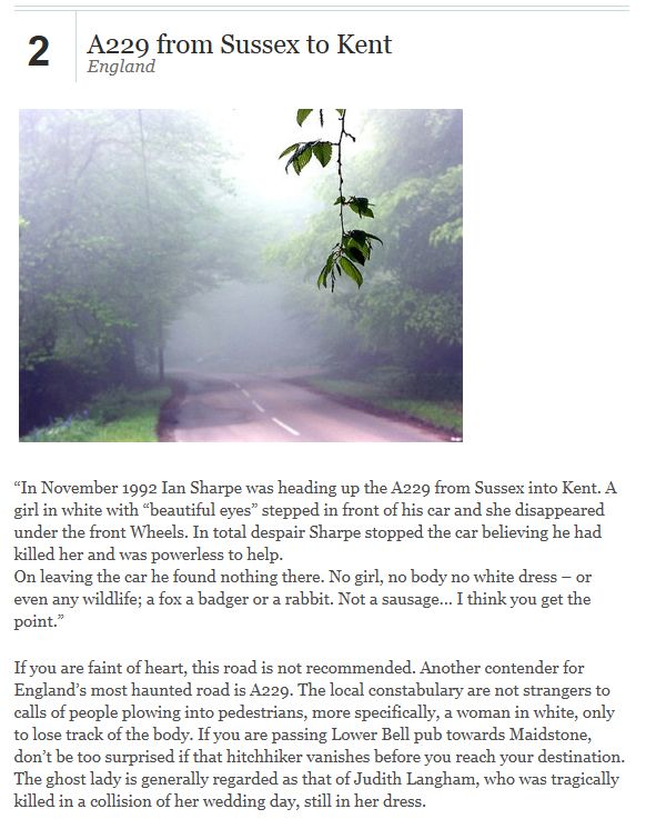 Haunted Roads (10 pics)