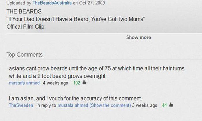 Funny Youtube Comments Part 7 (16 pics)
