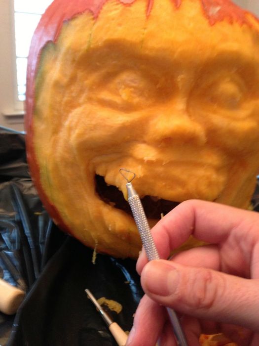DIY Fright Night Pumpkin (28 pics)