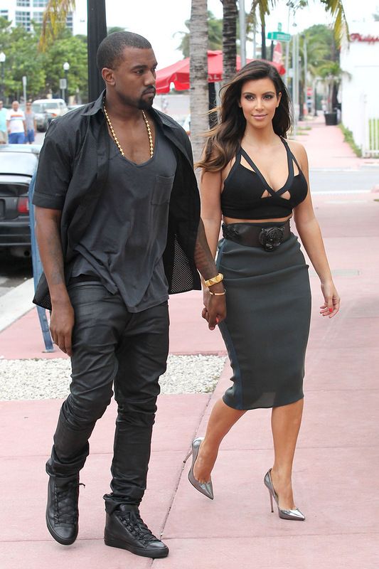 Kim Kardashian in a See Thru Dress (10 pics)