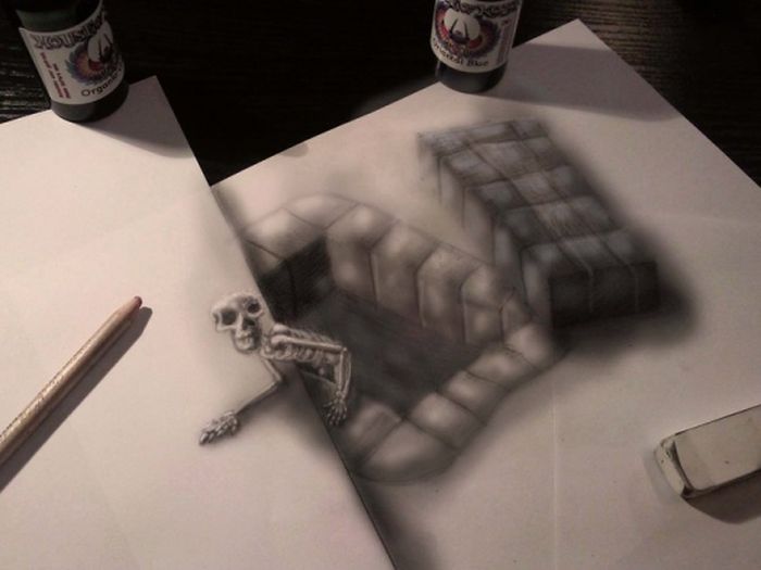 3D Pencil Drawings by Ramon Bruin (33 pics)