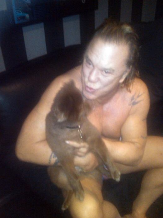 Mickey Rourke After a Plastic Surgery (7 pics)