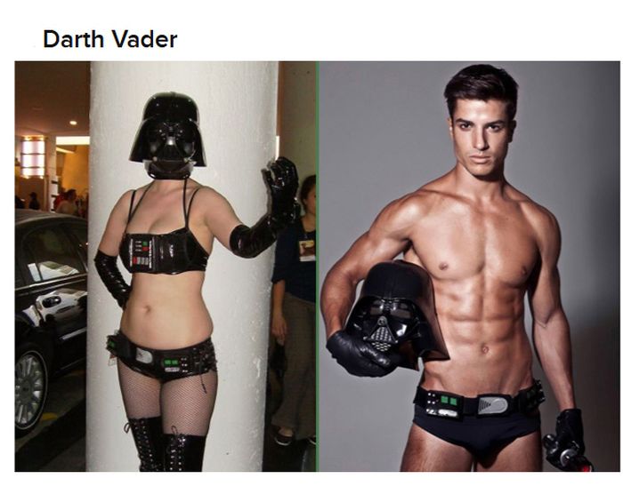 Straight Women vs Gay Guys Halloween Costumes (19 pics)